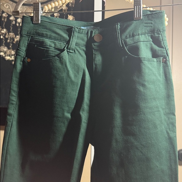 Draper James Forest Green Skinny Jeans - Picture 2 of 3